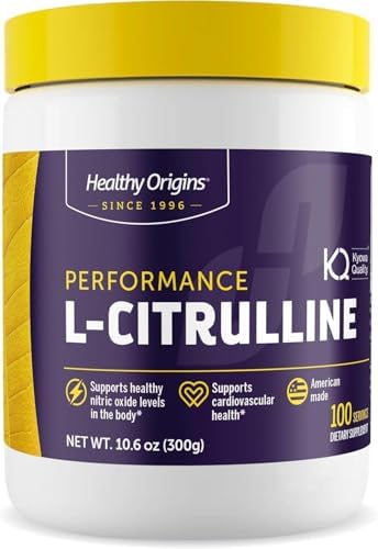 Healthy Origins L-Citrulina en Polvo 2,000 mg por Porción, 10.6 oz (300g) - Suplemento de Aminoácidos de Grado USP Hecho en EE. UU. - Apoya la - imagen 1