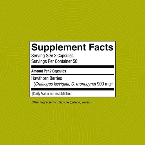 Bayas de Espino de Nature's Sunshine, 100 Cápsulas | Mejora la Función Muscular del Corazón y Apoya el Sistema Circulatorio - imagen 3