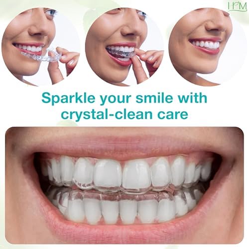 Cristales Limpiadores para Alineadores Ultrasonicos | Protector Bucal para Noche, Frenos, Retenedores y Dentaduras | Sabor a Menta Natural | Doble - imagen 8