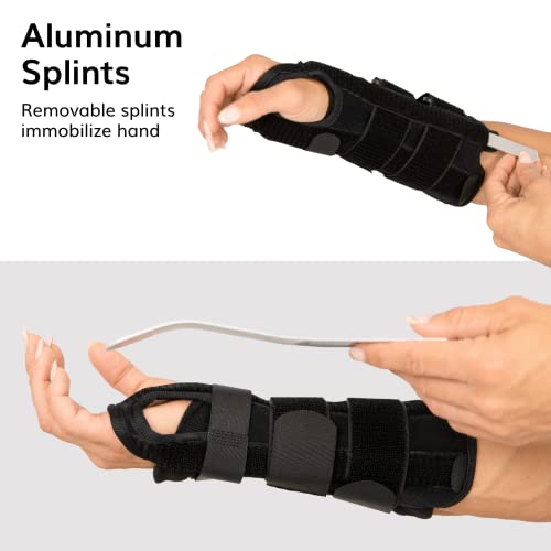 Férula de Muñeca Volar BraceAbility - Soporte de Compresión para Mano Derecha o Izquierda, Alivio de Síndrome del Túnel Carpiano, Lesiones y Artritis - imagen 3