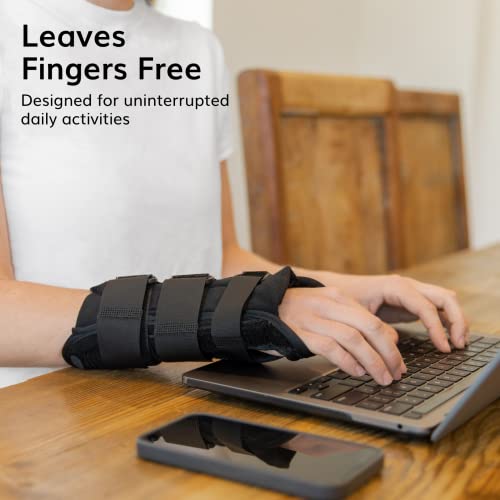 Férula de Muñeca Volar BraceAbility - Soporte de Compresión para Mano Derecha o Izquierda, Alivio de Síndrome del Túnel Carpiano, Lesiones y Artritis - imagen 6