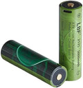 Batería Recargable LBF 3.7V 5000mAh (21 * 75, no 18 * 65) con Entrada/Salida Tipo-C y Circuito de Protección - Paquete de 2 para Linternas y Frontales - imagen 1