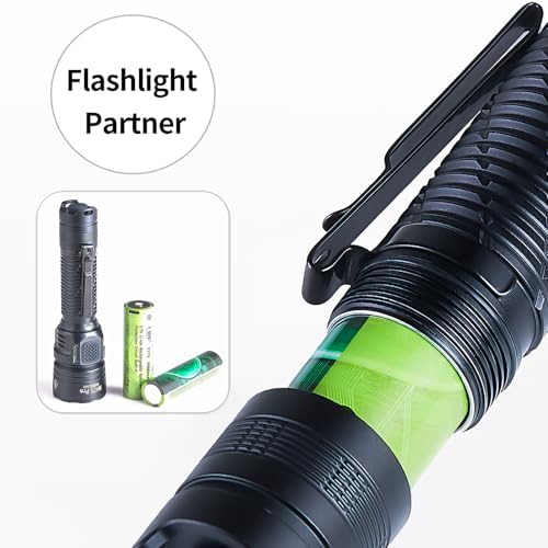 Batería Recargable LBF 3.7V 5000mAh (21 * 75, no 18 * 65) con Entrada/Salida Tipo-C y Circuito de Protección - Paquete de 2 para Linternas y Frontales - imagen 6