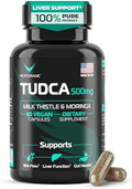 Suplemento de Apoyo Hepático NEXTGRADE TUDCA 500mg con Sales Biliares, Cardo Mariano (200mg) y Moringa (100mg) - 60 Cápsulas, eBook Incluido - imagen 1
