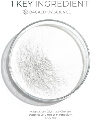 Cápsulas de Glicinato de Magnesio 1000mg – Magnesio Quelado de Alta Absorción para Relajación, Alivio del Estrés y Confort Muscular – Vegano, No - imagen 4