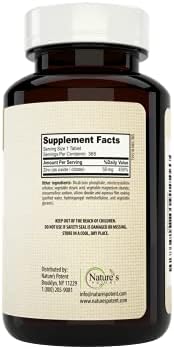 Suplemento de Zinc Potente de Nature's, 50 mg - Apoyo Inmunológico de Alta Potencia - Salud Inmunológica y Antioxidante - Hecho en EE. UU. - 365 - imagen 2