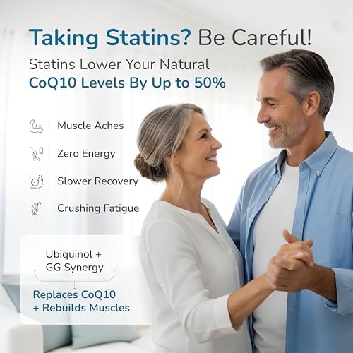 WELLNESS EXTRACT Coenzima Q10 (CoQ10) Ubiquinol 100mg con GG-Gold® Geranylgeraniol 50mg | Soporte Antioxidante Avanzado para la Salud del Corazón, - imagen 6