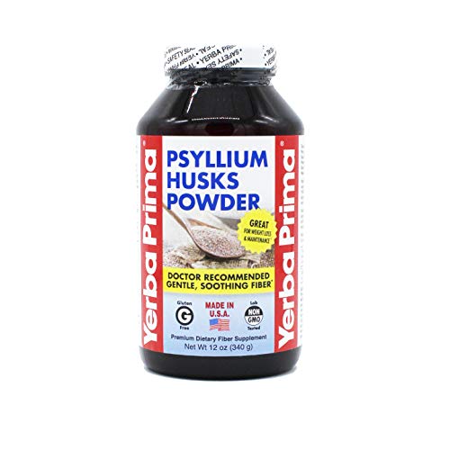 Yerba Prima Polvo de Psyllium, 12 Onzas - Suplemento Natural de Fibra - Limpieza de Colon - Salud Digestiva - Vegano, Sin OGM, Sin Gluten - imagen 5