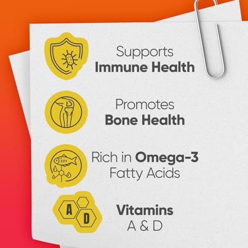 Emulsión de Aceite de Hígado de Bacalao Escocés para Niños – Sabor Cereza, Naranja y Plátano Fresa – Omega 3, Vitaminas A, D, E y B1 – Suplemento - imagen 4