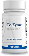 Biotics Research Fe-Zyme 25 mg de Hierro con Zinc y Cobre, Apoya la Producción Normal de Glóbulos Rojos y Niveles de Energía Saludables, 100 Tabletas - imagen 1