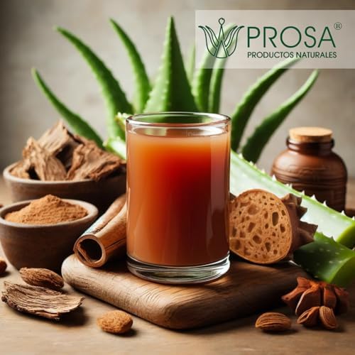 YERBERO - PROSA Suplemento Herbal de Aloe Vera, Nopal y Cuachalalate – 33.8 fl oz (1.05 qt / 1L) – con Vitamina C para Digestión e Inmunidad - imagen 4