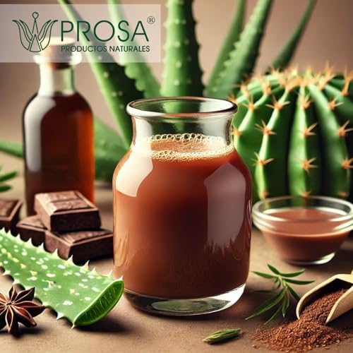 YERBERO - PROSA Suplemento Herbal de Aloe Vera, Nopal y Cuachalalate – 33.8 fl oz (1.05 qt / 1L) – con Vitamina C para Digestión e Inmunidad - imagen 5