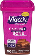 Suplemento Vi-Activ Max Fórmula de Calcio + Vitamina D3 para la Salud Ósea | Chocolate con Leche | 100 Gomas Blandas - imagen 1