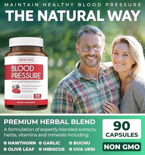 Suplemento para el Apoyo de la Presión Arterial (SIN OGM) - Hierbas Naturales, Vitaminas y Bayas Premium - Alta Dosis de Extracto de Espino - 90 - imagen 3
