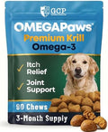Omega 3 para Perros – Suplemento Premium de Aceite de Pescado y Aceite de Kril en Galletas para Piel Irritada, Caída de Pelo, Pelaje y Articulaciones - imagen 1