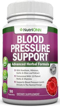 Suplemento para la Presión Arterial - 13 Hierbas y Vitaminas - con Espino, Hibisco, Ajo y Extracto de Hoja de Olivo - Cápsulas de Alta Potencia - 90 - imagen 1