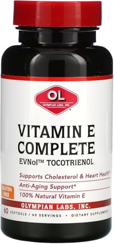 Vitamin E Completo Tocomin de Olympian Labs, 200 IU, 60 Gelatinas Blandas, Combate Radicales Libres, Apoya Cerebro, Piel y Cabello - imagen 5