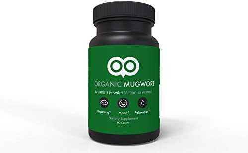 Cápsulas Orgánicas de Artemisa Anua 450 mg - 90 Cápsulas - Veganas - Dream Leaf - Hecho en EE. UU. - Ánimo, Sueños, Relajación, Digestión - imagen 1