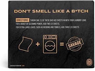 Savage for Him - Hojas de Lavado Aromatizadas Premium - Fragancia Warrior - Sin Botella Plástica - Compactas y Viajeras - 30 Hojas (60 Lavados) - imagen 2