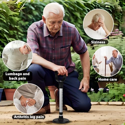 Dispositivo de Asistencia de Movilidad Besingki Ajustable para Levantarse, Soporte Estable para Uso en Interiores y Exteriores, Jardinería y Tareas - imagen 3