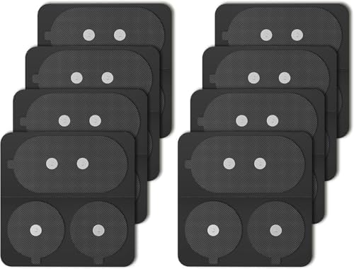 Pads de Repuesto Medcursor para Unidad TENS, Paquete de 8 Electrodos con Fuerte Cierre Magnético, Hidrogel Biocompatible, Reutilizables 30 Veces, - imagen 1