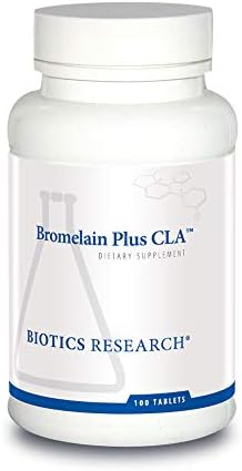 Biotics Research Bromelain Plus CLA - Suplemento de Bromelina y Papaína para Apoyo Enzimático y Confort Muscular, 100 Tabletas - imagen 1
