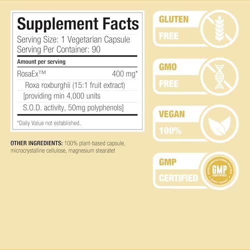 Suplemento Nature Restore S.O.D. de Superóxido Dismutasa, 4,000 IU de actividad similar a SOD, vegano, 90 cápsulas, sin OGM, sin gluten - imagen 3