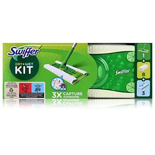 Swiffer - Kit Inicial para Limpiar Pisos con 1 Mopa, 8 Recargas Secas y 3 Toallitas Húmedas - 1 Pieza - imagen 4