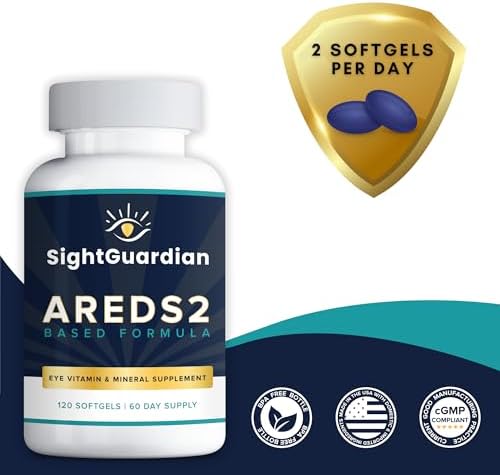 Suplemento de Vitaminas y Minerales para los Ojos Sight Guardian AREDS2 (120 cápsulas, suministro de 60 días) - Fórmula Baja en Zinc - Suplemento - imagen 6