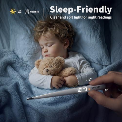 Termómetro Basal Digital Recargable Boncare para Ovulación y Temperatura Corporal - Uso Axilar, Lectura Rápida y Precisa para Adultos, Niños y Bebés - imagen 2