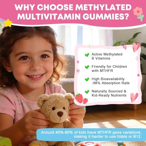 Gomitas Multivitamínicas para Niños con Omega-3 (DHA+EPA), B12 Metilada, Folato, B6, B2, Saúco, Vitaminas D3, C, A, E, Zinc, Postbióticos, Colina | - imagen 4
