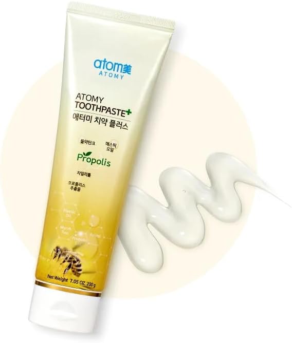 Sistema de Cuidado Oral BC233: Pasta de Dientes Coreana con Propóleo y Miel (3 piezas de 200 g) - imagen 7