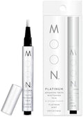 Lápiz Blanqueador MOON, Menta Platino, 0.09 Fl Oz, Suave con los Dientes, Blanquea con Antioxidantes y Aceites Esenciales, Gel Vegano en Aplicador - imagen 1