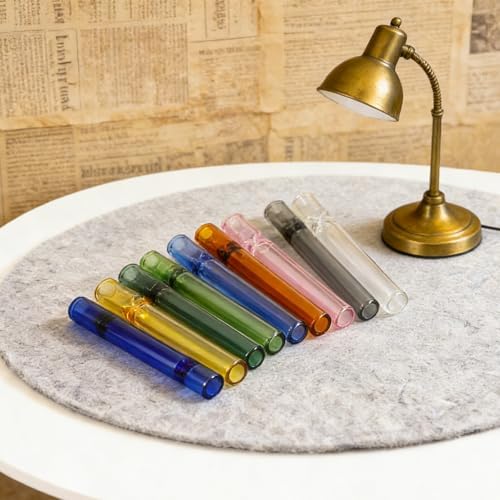 Tubo de vidrio borosilicato de 9 piezas, 4 pulgadas de largo, 12 mm de diámetro exterior, 2 mm de grosor, alta resistencia al calor - imagen 6