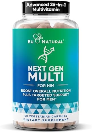 Suplemento Multivitamínico Avanzado Next Gen Multi para Hombre - Mezcla 26 en 1 para Crecimiento de Barba y Cabello, Salud Reproductiva, Metabolismo, - imagen 1