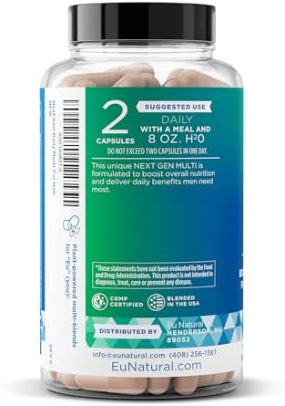 Suplemento Multivitamínico Avanzado Next Gen Multi para Hombre - Mezcla 26 en 1 para Crecimiento de Barba y Cabello, Salud Reproductiva, Metabolismo, - imagen 8
