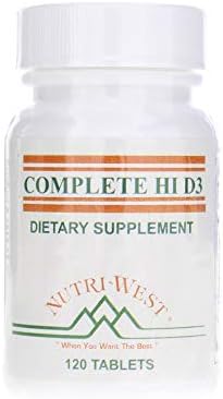 Nutri-West - Hi D3 120 Tabletas para una Salud Óptima - imagen 1