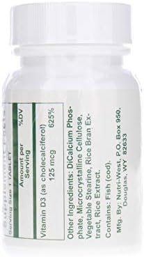 Nutri-West - Hi D3 120 Tabletas para una Salud Óptima - imagen 2