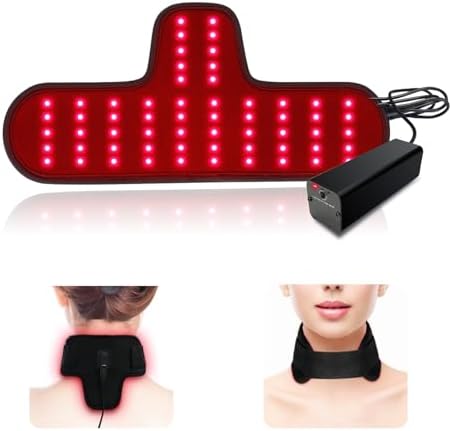 Cinturón de Terapia de Luz Roja Tamthna para Cuello y Muñeca, Batería Recargable de 5000mAh, Portátil para Uso en Casa y Oficina - imagen 1