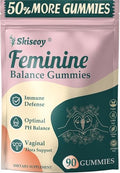 Gomitas Skiseoy de Piña para Mujeres pH - Equilibrio Femenino y Salud Vaginal + Vitamina C para Inmunidad, Probioticos, 90 Unidades - imagen 1