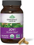 Suplemento Herbal ORGANIC INDIA Joy - Apoyo Inmunológico, Promueve Memoria y Concentración, Vegano, Sin Gluten, Kosher, Orgánico Certificado USDA, No - imagen 1