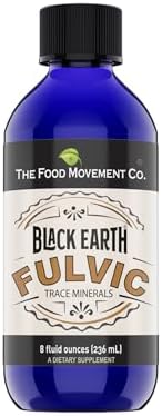 THE FOOD MOVEMENT CO. Ácido Fulvico Negro - Minerales Humicos y Fulvicos con Electrolitos para Salud Digestiva y Recuperación, Suplemento de 8 oz - imagen 8
