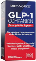 DietWorks GLP-1 Companion, Soporte con Semaglutida, Promueve la Digestión y Regularidad, Aumenta Niveles de Energía, 60 Tabletas - imagen 1