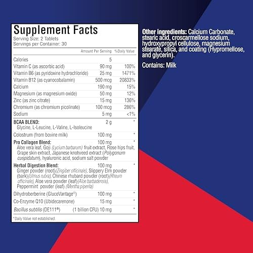 DietWorks GLP-1 Companion, Soporte con Semaglutida, Promueve la Digestión y Regularidad, Aumenta Niveles de Energía, 60 Tabletas - imagen 2