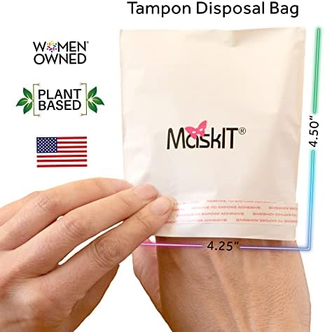 Bolsas de Desecho para Tampones MaskIT: Ecológicas y Sin Contacto - Paquete de 3, 78 Piezas - imagen 2