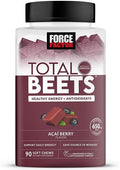 EVSEMO Total Beets, Gomas Suplemento de Remolacha, Sabor Acai Berry (90 piezas) - imagen 1