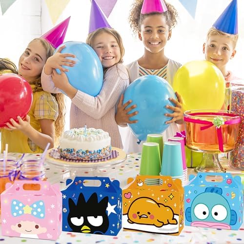 Cajas de Regalo para Fiesta Zoomiin 24PCS, Cajas de Dulces con Temática de Caricaturas, 12 Diseños para Decoraciones de Cumpleaños - imagen 7