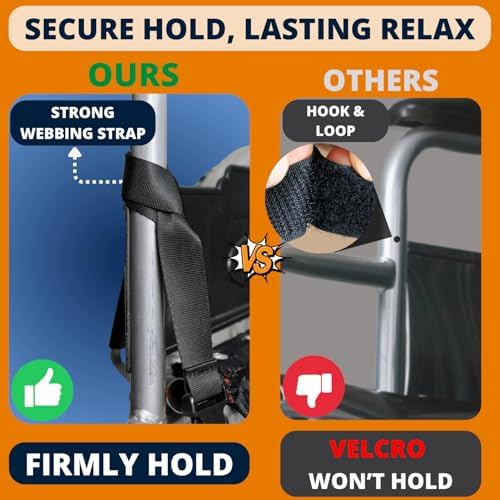 Hamaca para pies Caredgitz Premium para silla de ruedas, reposapiés antideslizante, ajustable para andador y silla, accesorios para silla de ruedas - imagen 7