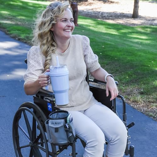 Bolsa de Movilidad Goat Tote con Soporte para Taza para Rollator, Andadera o Silla de Ruedas Easy To Use Products 765 - imagen 4