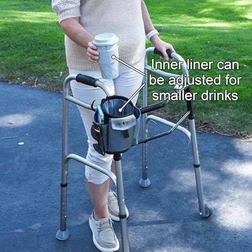 Bolsa de Movilidad Goat Tote con Soporte para Taza para Rollator, Andadera o Silla de Ruedas Easy To Use Products 765 - imagen 6